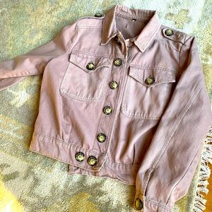 Free people denim mauve jacket